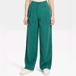 Women's High-Rise Relaxed Fit Baggy Wide Pants